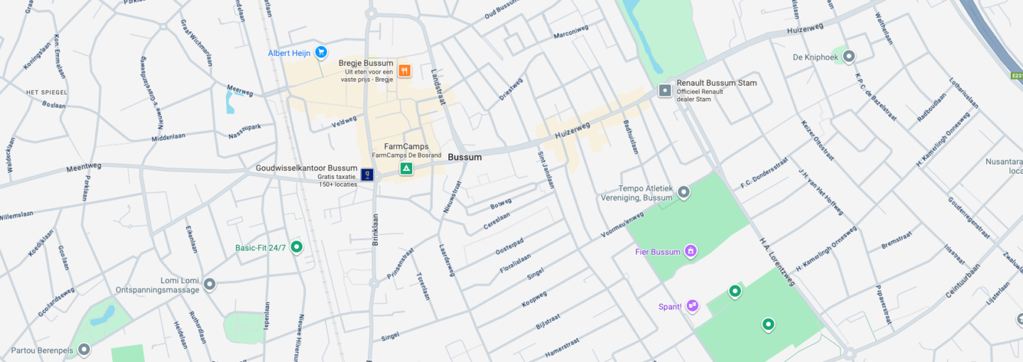 Kaart uitvaartorganisatie