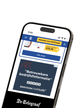 Telegraaf mockup